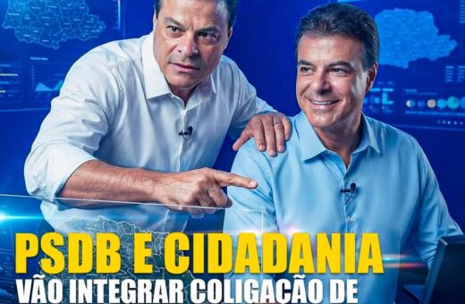 PSDB-Cidadania adere à coligação do PSD e apoia Sandro Alex para o Governo do Paraná