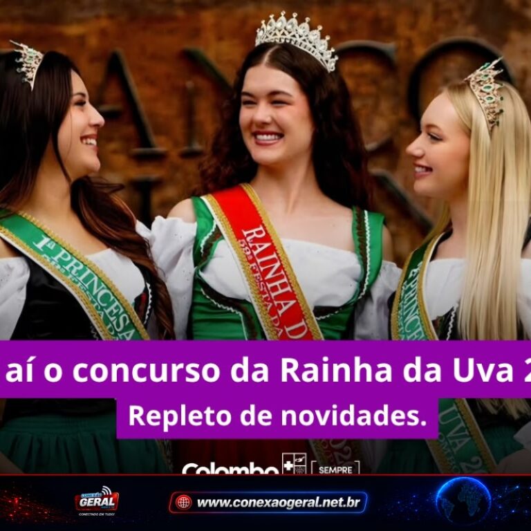 Colombo abre inscrições para Rainha da Uva 2027; concurso vai escolher representantes de uma das principais tradições da cidade