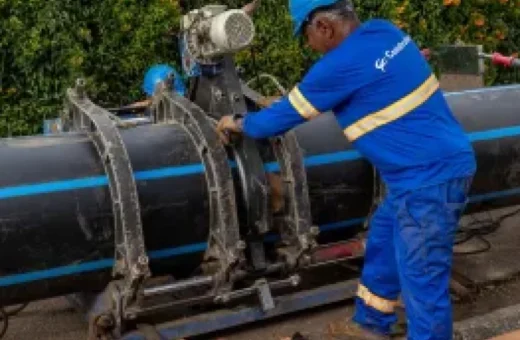 Nova adutora vai aumentar em 70% a capacidade de abastecimento de água em Piraquara