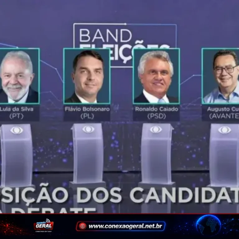 Band abre debates presidenciais neste domingo com quatro candidatos e ausência de Lula e Flávio Bolsonaro