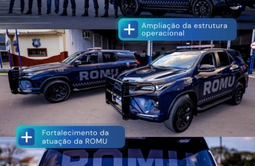 Araucária reforça ROMU com duas novas viaturas e prepara sede própria na entrada da cidade