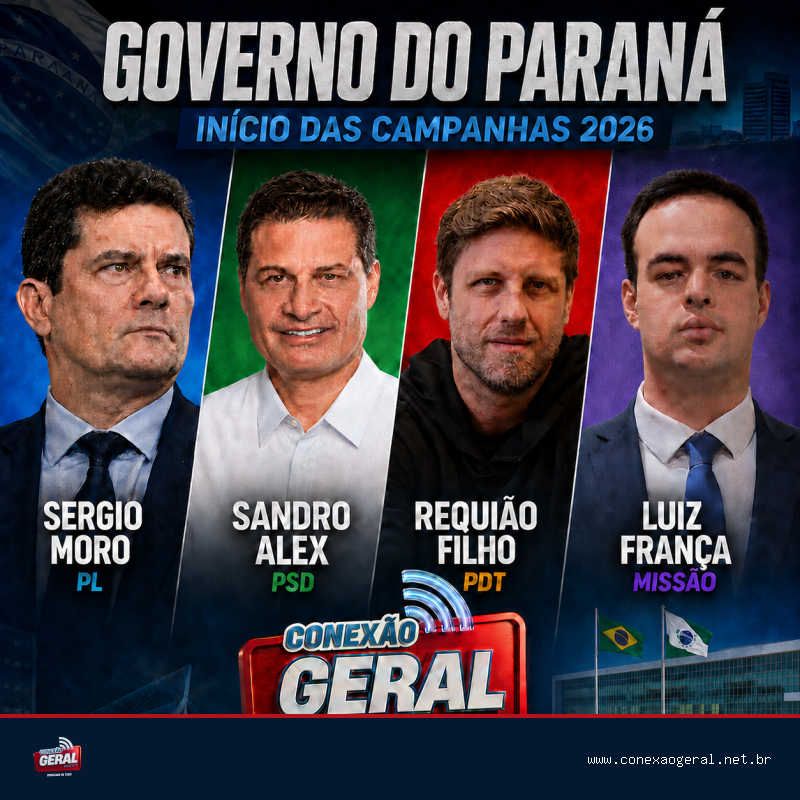 Campanha ao Governo do Paraná começa oficialmente; candidatos entram na fase decisiva da disputa