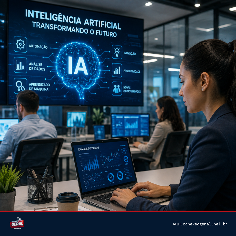 Inteligência artificial transforma o mercado de trabalho e redefine profissões em todo o mundo