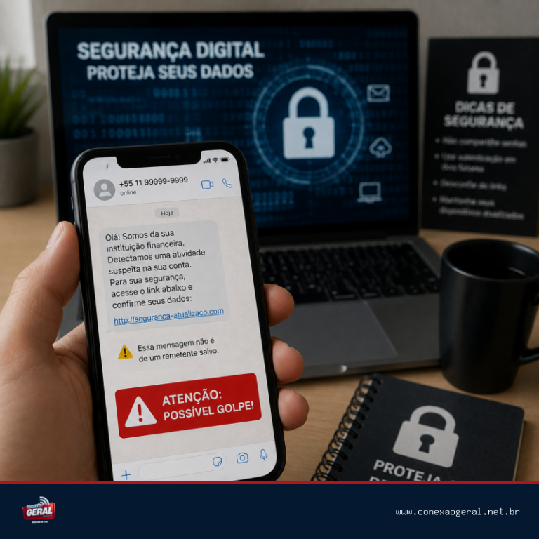 TECNOLOGIA | Golpes digitais avançam no Brasil e exigem mais atenção dos usuários