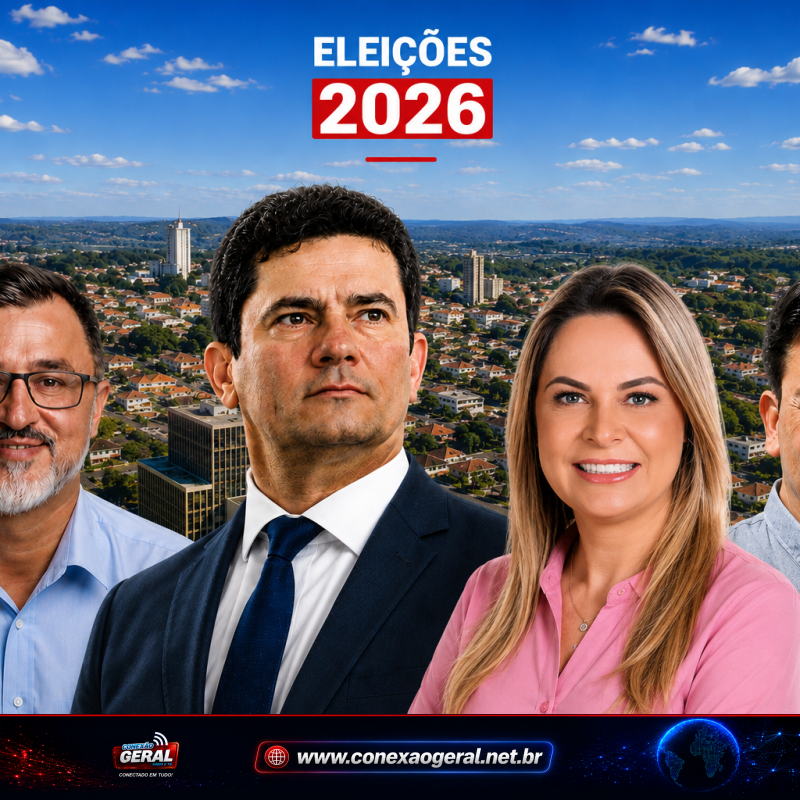Líder nas pesquisas para o Governo do Paraná, Sergio Moro vem a Araucária nesta segunda-feira