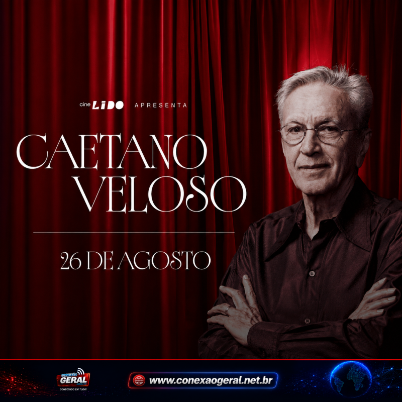Caetano Veloso inaugura novo Cine Lido nesta quarta-feira em Curitiba