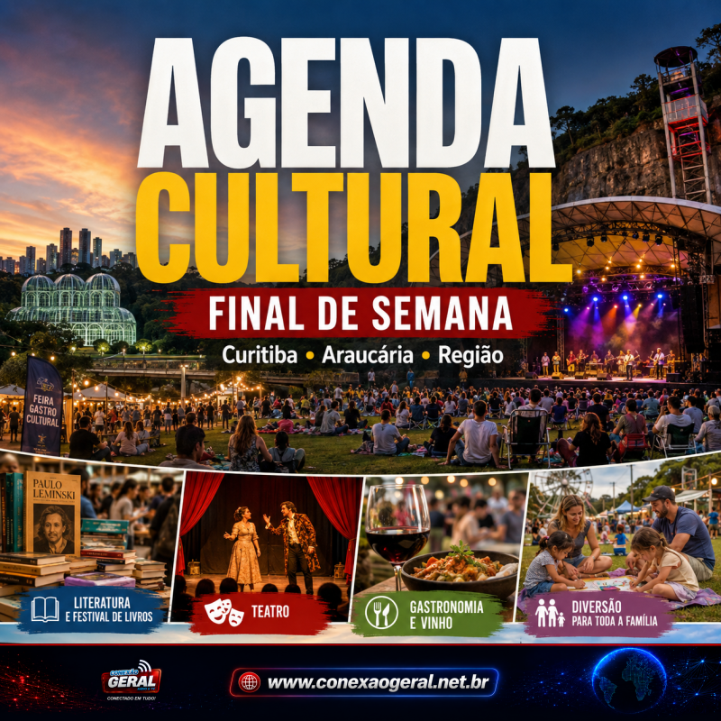 Fim de semana tem cultura, música, esporte e atrações gratuitas em Curitiba e no Paraná