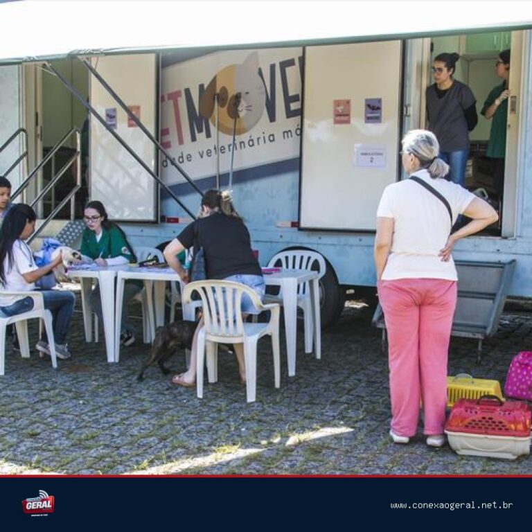 Vet-Móvel Paraná retorna a Colombo com 900 vagas para vacinação gratuita de cães e gatos