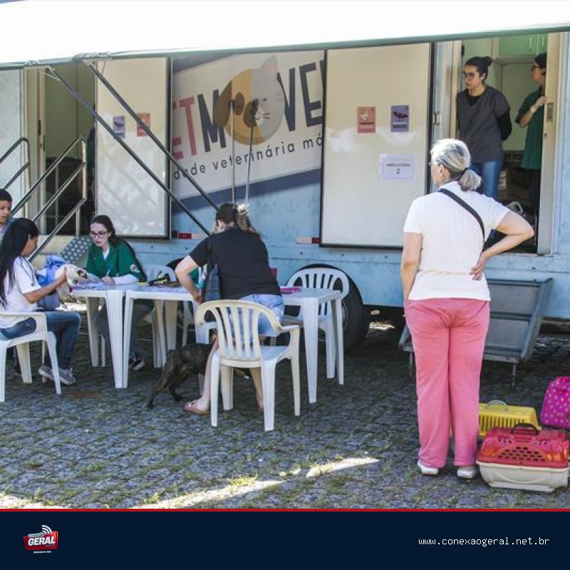 Vet-Móvel Paraná retorna a Colombo com 900 vagas para vacinação gratuita de cães e gatos