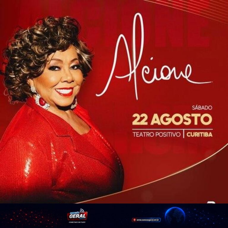 Alcione se apresenta em Curitiba neste sábado com sucessos de mais de 50 anos de carreira