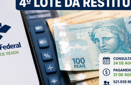 Receita abre consulta ao 4º lote da restituição do Imposto de Renda; veja se você vai receber
