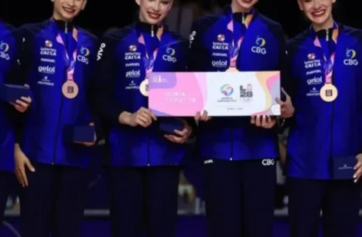 Brasil conquista bronze no Mundial de ginástica rítmica e garante vaga em Los Angeles 2028