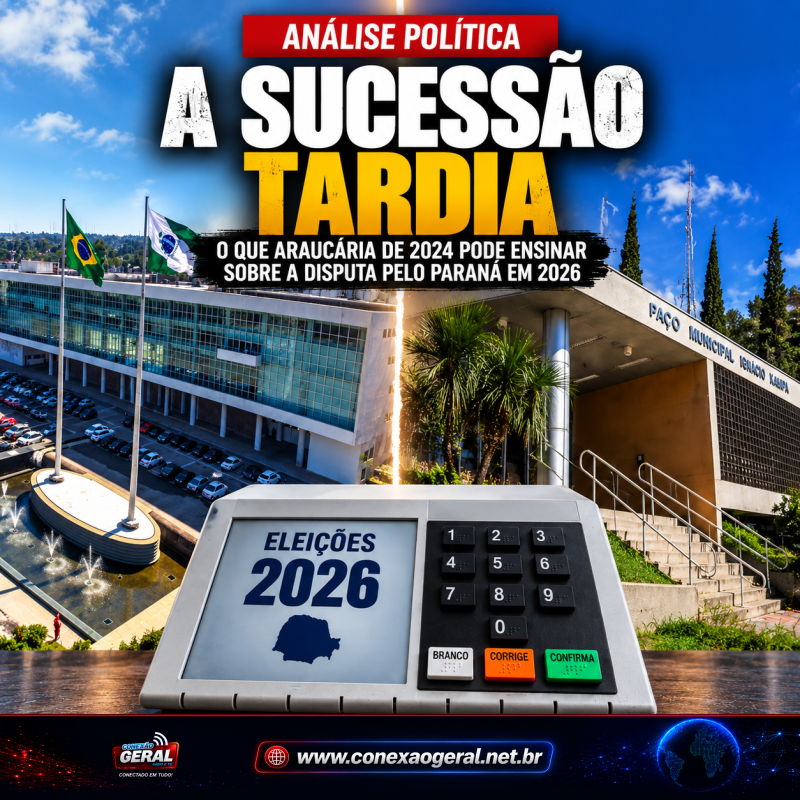 Análise política sobre as sucessões de Araucária em 2024 e do Paraná em 2026