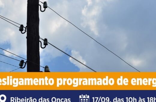 Colombo: Ribeirão das Onças terá desligamento programado de energia nesta quinta-feira