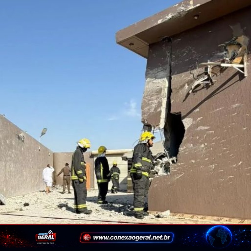 Destroços de drone interceptado deixam um morto e dois feridos na Arábia Saudita