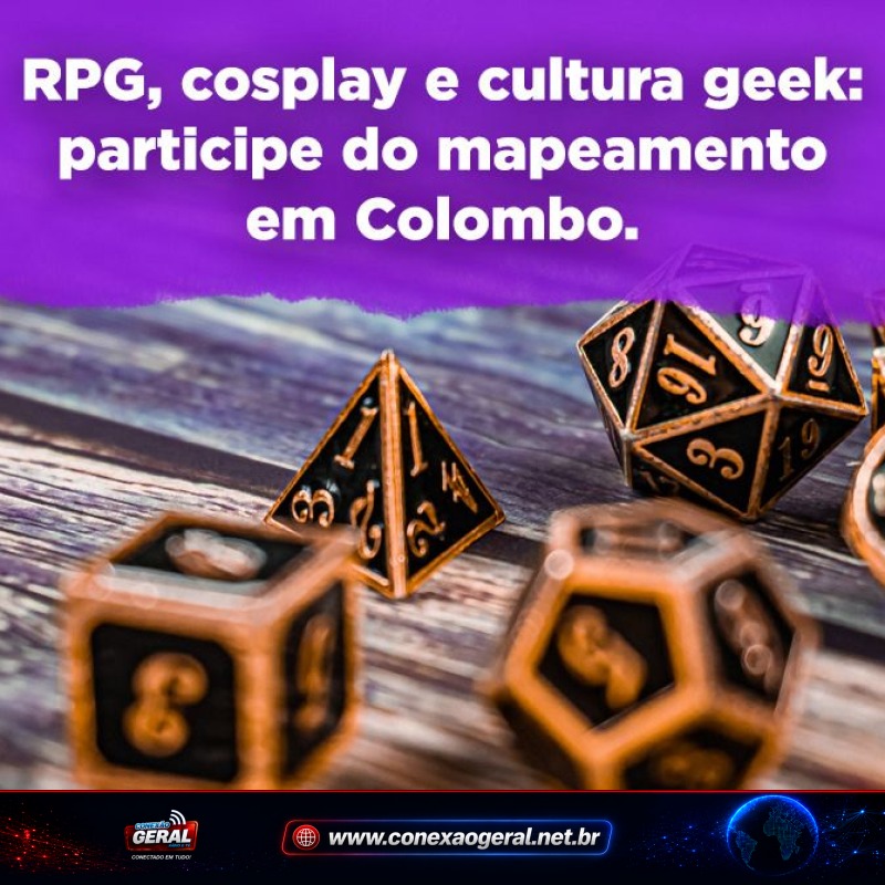 Colombo mapeia comunidade de RPG, cosplay e cultura geek para criar novo projeto