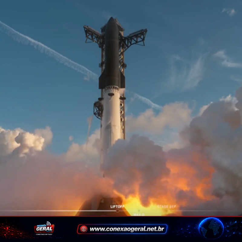 Starship chega à órbita pela primeira vez e coloca 26 satélites em operação