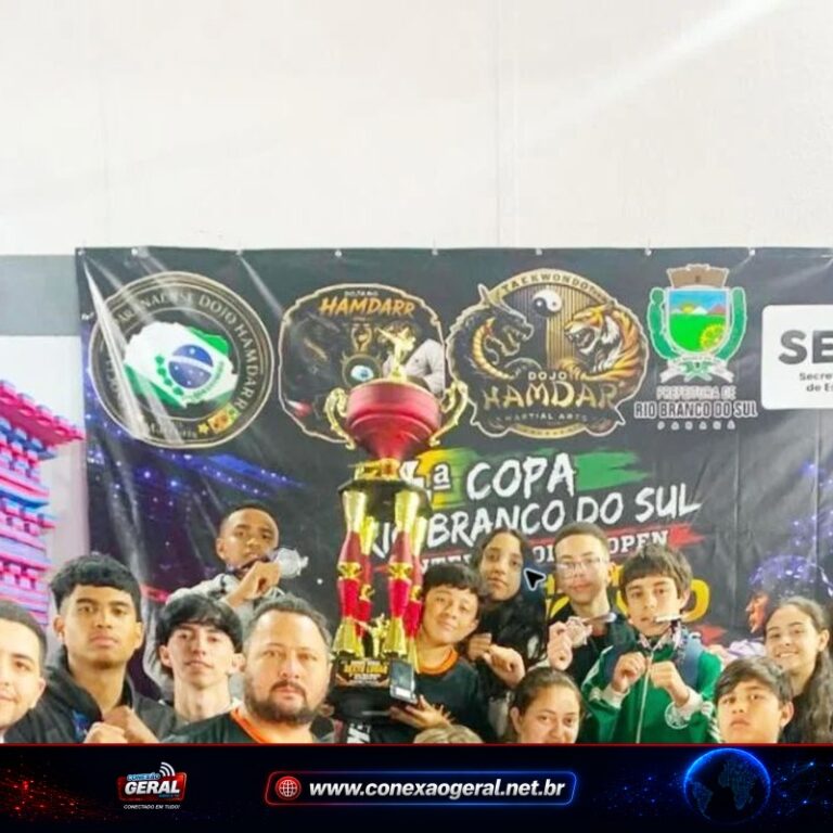 Projeto social de taekwondo de Araucária conquista mais de 20 medalhas em Rio Branco do Sul
