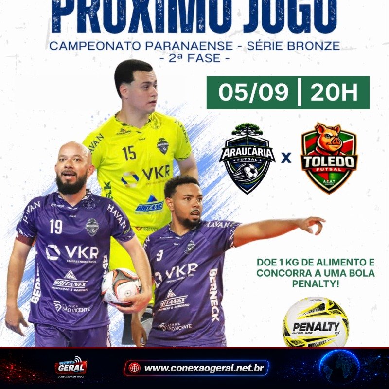 Araucária decide classificação na Série Bronze neste sábado no Joval
