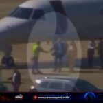 Vídeo mostra Moraes e esposa desembarcando de jato ligado a Daniel Vorcaro; escritório diz que voo foi contratado como táxi aéreo