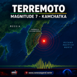 Terremoto de magnitude 7 atinge península de Kamchatka, na Rússia, sem registro de vítimas
