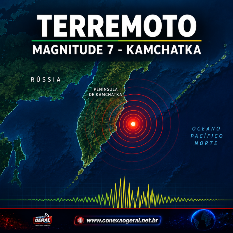 Terremoto de magnitude 7 atinge península de Kamchatka, na Rússia, sem registro de vítimas