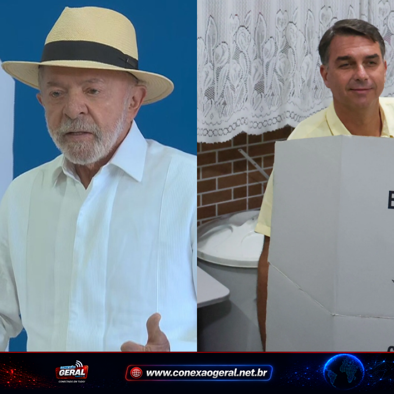 Lula e Flávio Bolsonaro votam pela manhã; brasileiros decidem primeiro turno neste domingo