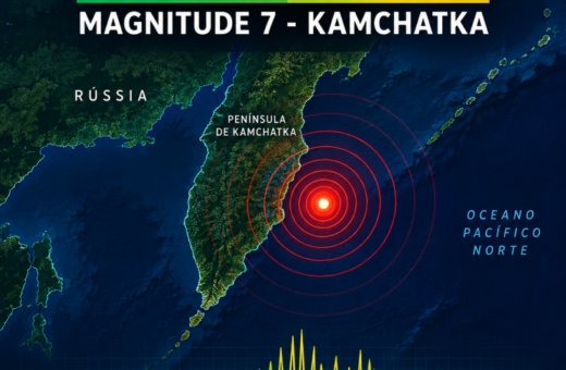 Terremoto de magnitude 7 atinge península de Kamchatka, na Rússia, sem registro de vítimas