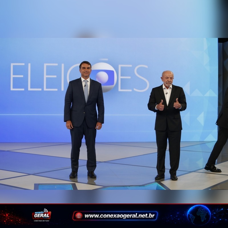 Último debate na TV Globo marca embate decisivo entre Lula e Flávio Bolsonaro no segundo turno